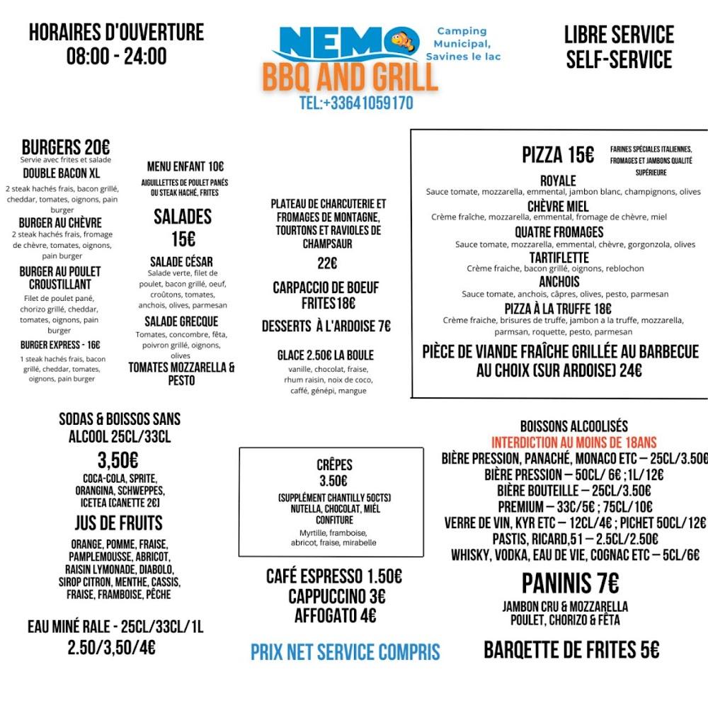NEMO BBQ AND GRILL - Menu Image 2